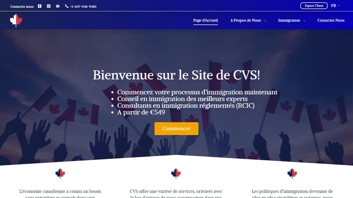 CanadaVisaServices-votre reference pour l'Immigration au Canada